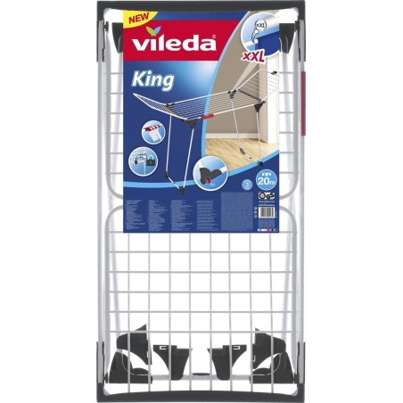 Vileda King Tumble Dryer 20 m - Premium White Clothes Drying Solution for Effortless Drying