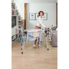 Vileda King Tørrestativ 20 m - Hvid | Effektiv, Robust & Pladsbesparende Tørring!
