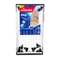 Vileda King Tørrestativ 20 m - Hvid | Effektiv, Robust & Pladsbesparende Tørring!