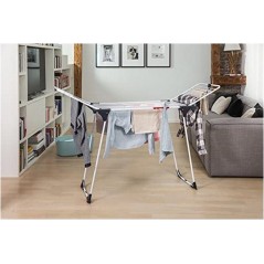 Vileda King Tørrestativ 20 m - Hvid | Effektiv, Robust & Pladsbesparende Tørring!