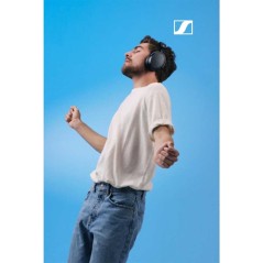 Sennheiser ACCENTUM Wireless Trådløse Hovedtelefoner - Stilfuld Lyd i Sort | Kvalitet og Komfort