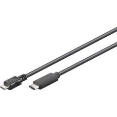 goobay USB-C adapter 20cm Sort