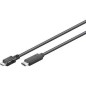 goobay USB-C adapter 20cm Sort goobay USB-C adapter 20cm Sort