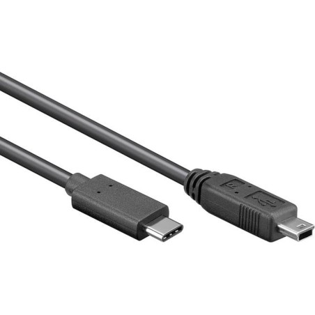 Goobay USB 2.0 Type-C Kabel 50cm - Sort | Hurtig og Pålidelig Opladning & Dataoverførsel