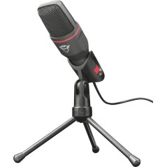 Trust Gaming GXT 212 Mico Mikrofon - Kvalitets Omni-Directional Mikrofon i Sort til Professionel Lydoptagelse - Varenr. 87134392