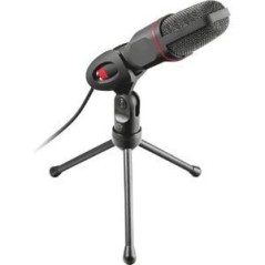 Trust Gaming GXT 212 Mico Mikrofon - Kvalitets Omni-Directional Mikrofon i Sort til Professionel Lydoptagelse - Varenr. 87134392