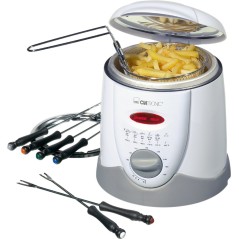 Clatronic Fritureapparat 1 liter - Perfekt til Sprøde Pommes Frites og Lækre Snacks! Varenummer: 4006160822328