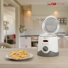 Clatronic Fritureapparat 1 liter - Perfekt til Sprøde Pommes Frites og Lækre Snacks! Varenummer: 4006160822328