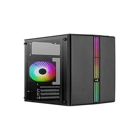 Aerocool PGS Evo Trn Micro-ATX - Elegance uden strømsupply i sort | Optimal køling og moderne design!