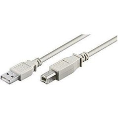 goobay USB 2.0 USB-kabel 3m Grå