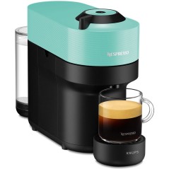 Krups Nespresso Vertuo Pop XN9204 Kaffemaskine - Aqua-mynte | Ultimativ Kaffeoplevelse!