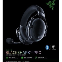 Razer BlackShark V2 PRO Trådløst Headset - Premium Lyd og Komfort i Sort - Varenr. 8887910060117