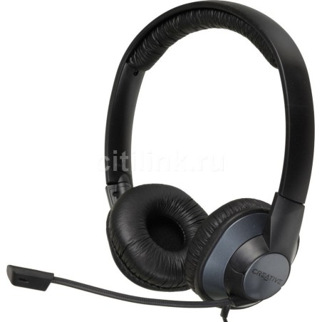 Creative ChatMax HS-720 Kablet Høretelefoner Sort