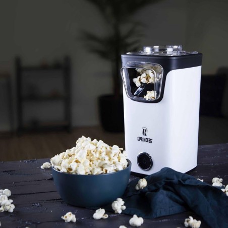 Princess 292986 Popcorn-maskine 11kW Hvid - Lav lækker popcorn hurtigt og nemt!