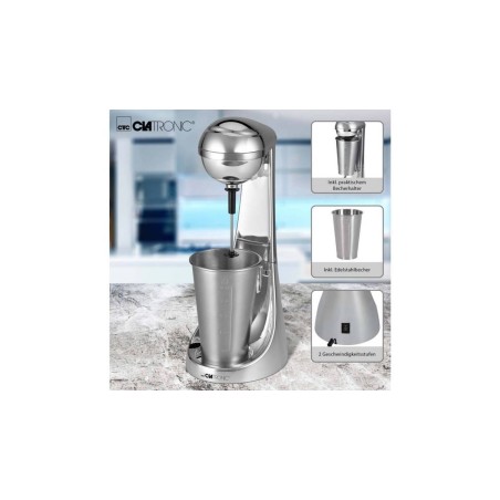Clatronic BM 3472 Drinkmikser 65W - Perfekt til lækre smoothies og cocktails i rustfrit stål!