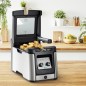Tefal Clear Duo Fritureapparat 3.5liter Rustfrit stål/sort