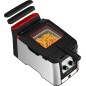 Tefal Clear Duo Fritureapparat 3.5liter Rustfrit stål/sort