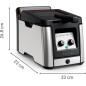 Tefal Clear Duo Fritureapparat 3.5liter Rustfrit stål/sort