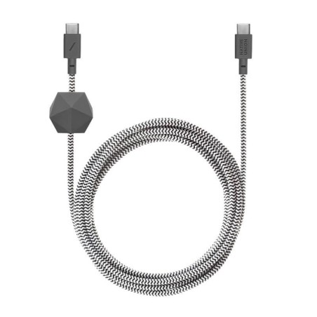 Native Union Anchor Cable C To C Zebra - Kvalitetsladning til Din Enhed med Stil og Styrke