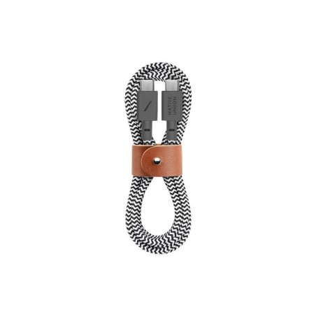 Native Union Belt Cable Type-C-C Zebra 12M - Kvalitetsdata med Stil til Dit Liv