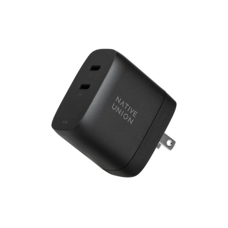 Native Union Fast Gan Charger PD 67W - Hurtig og Effektiv Opladning med Stil | Varenummer: FAST-PD67-BLK-INT