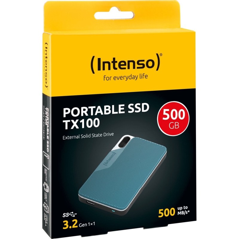 Intenso SSD TX100 500GB USB 3.2 Gen 1x1 Intenso SSD TX100 500GB USB 3.2 Gen 1x1