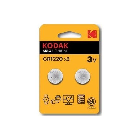 Kodak MAX Knapcellebatterier CR1220