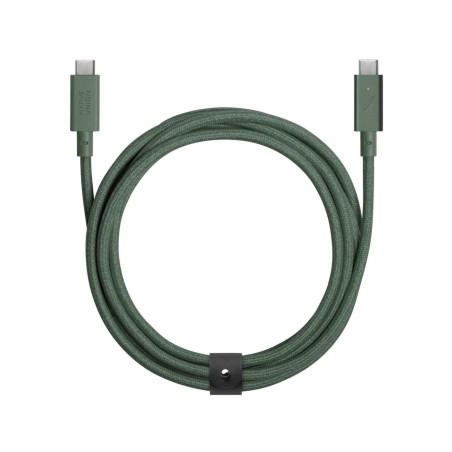 Native Union Belt Cable Type C til C Pro - Holdbar, Stilfuld & Effektiv Ladning (BELT-PRO2-GRN-NP)