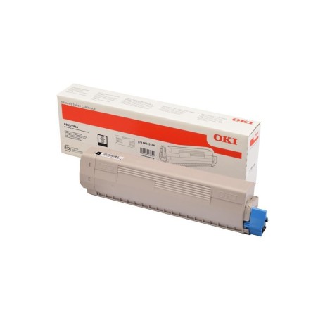 OKI Sort 10000 Sider Toner 46443104 - Høj Kvalitet, Langvarig Ydeevne og Optimal Udskriftseffektivitet!