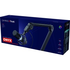 Trust GXT 255 Onyx Mikrofon - Kabling Kardioide Sort | Professionel Lydkvalitet og Optimal Optagelse