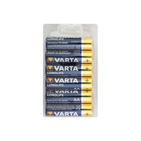 Varta Longlife AA Standardbatterier - Pålidelig Energi til Dit Daglige Brug - Varenr. 4008496807833