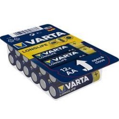 Varta Longlife AA type Standardbatterier 12