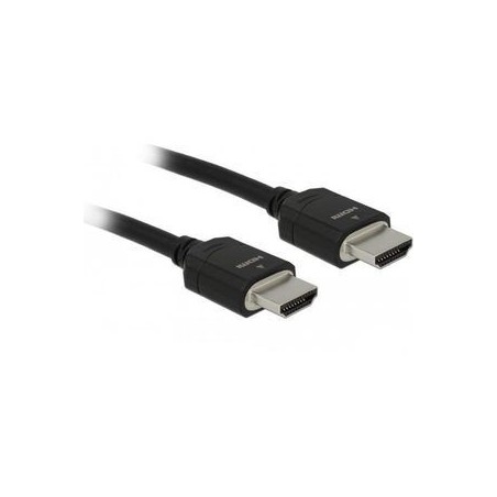 Delock HDMI-kabel med Ethernet 3m Sort