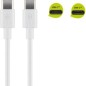 Goobay USB-C til USB-C kabel 2m Hvid