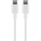 Goobay USB-C til USB-C kabel 2m Hvid