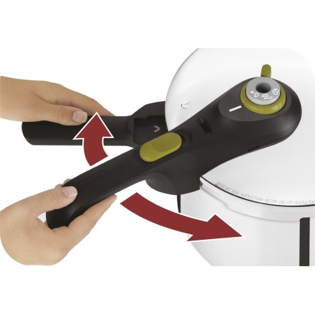 Tefal P2580400 Secure Trendy Trykkoger 4 liter - Hurtig madlavning med sikkerhed og stil!