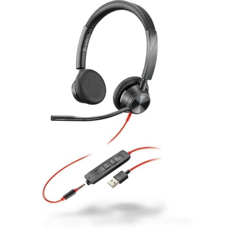 Poly Blackwire 3325 Headset - Komfort, Klar Lyd og Fleksibilitet - Varenummer 214016-01