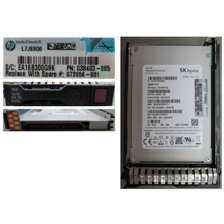 Hewlett Packard Enterprise SSD 192TB 6G SFF SATA RI-1 SC - Optimal Lagring, Høj Ydeevne og Pålidelighed!