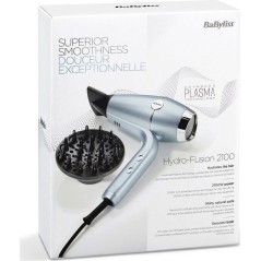BaByliss D773DE HYDRO-FUSION Hårtørrer - Professionel Kvalitet til Skånsom Tørring og Glansfuldt Hår