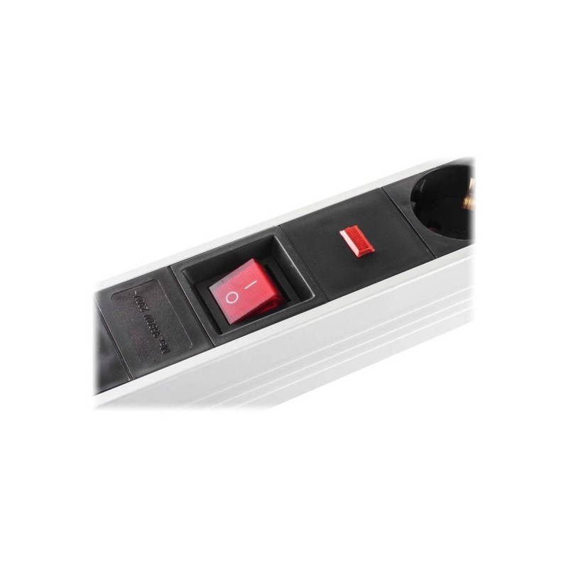 S-Impuls Alu Power Strip 6-Vejs Sort S-Impuls Alu Power Strip 6-Vejs Sort