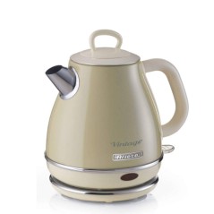 Ariete Vintage Kedel 1 liter Beige - Stilfuld og Effektiv Kedel til Dit Køkken!