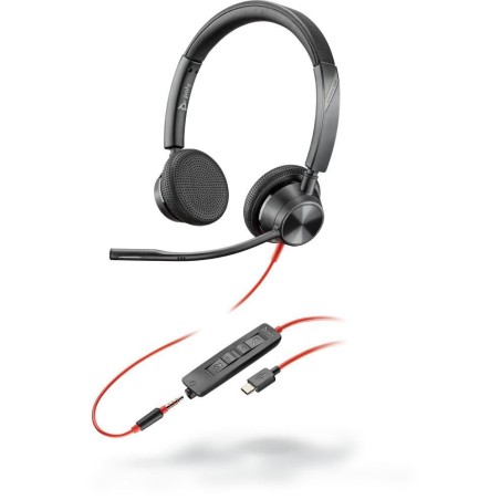 Køb Poly Blackwire 3325 Microsoft - Komfortabelt headset med førsteklasses lydkvalitet | Varenummer: 214017-101