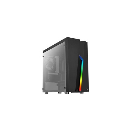 AeroCool Bolt Mini Trn Micro-ATX - Elegant Sort Kabinet uden Strømforsyning - Perfekt til Dit Gaming Setup!