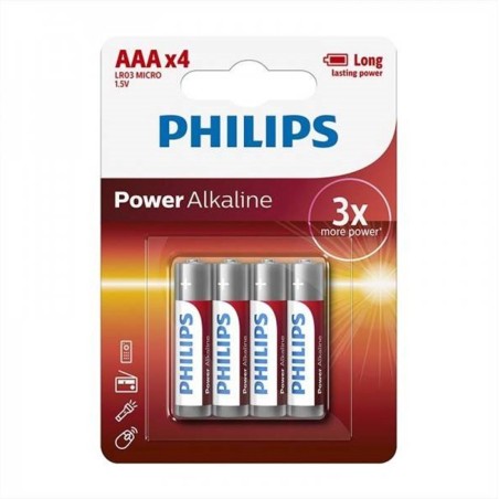 Philips Power Life AAA type Standardbatterier 4