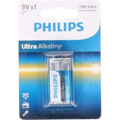Philips ExtremeLife 9V Standardbatterier - Langtidsholdbare & Pålidelige i Topkvalitet (Varenummer: 8712581557133)