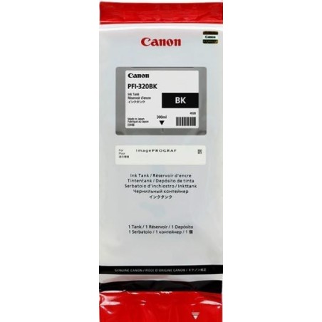 Køb Canon PFI-320 BK Sort Blkbeholder 2890C001 - Professionel Kvalitet til Dit Printerbehov!