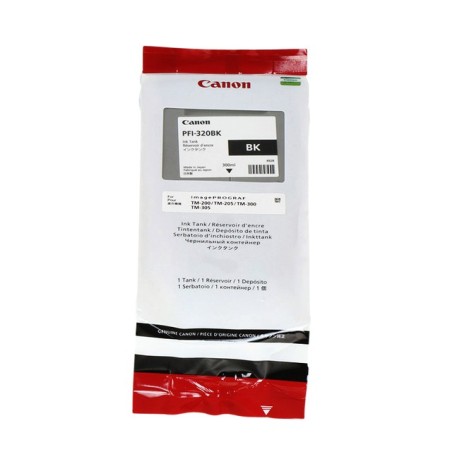 Canon PFI 320 BK Sort Blækbeholder 2890C001