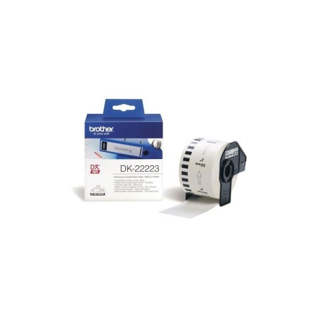 Brother DK-22223 Fortlbende Mrkater 5 cm x 305 m - Kvalitetsruller til Effektiv Mærkning - Varenr. 4977766654982