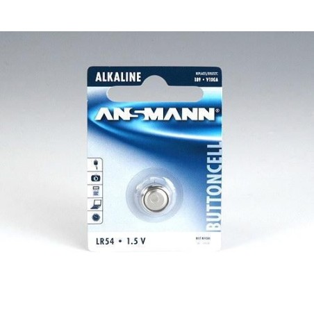 "ANSMANN Battery LR54 15V 50mAh - Pålidelig Strøm til Dit Udstyr - Varenummer 5015313"