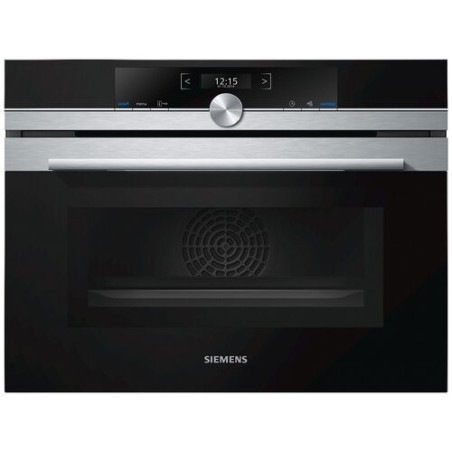 Siemens iQ700 CM633GBS1 Kombinationsovn - Elegant Indbygning i Rustfrit Stål til Perfekt Madlavning!